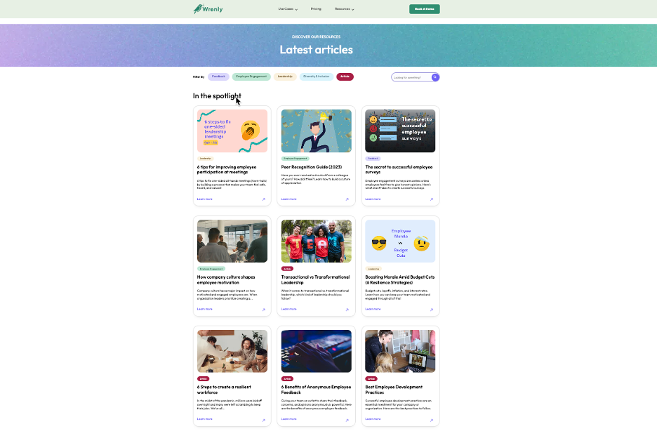 Color Coding Articles for Google