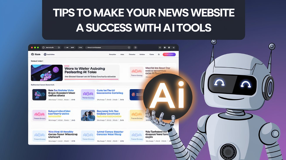 Tips To Make Your News Website A Success with AI Tools