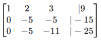 Solve Algebraic Linear Equations