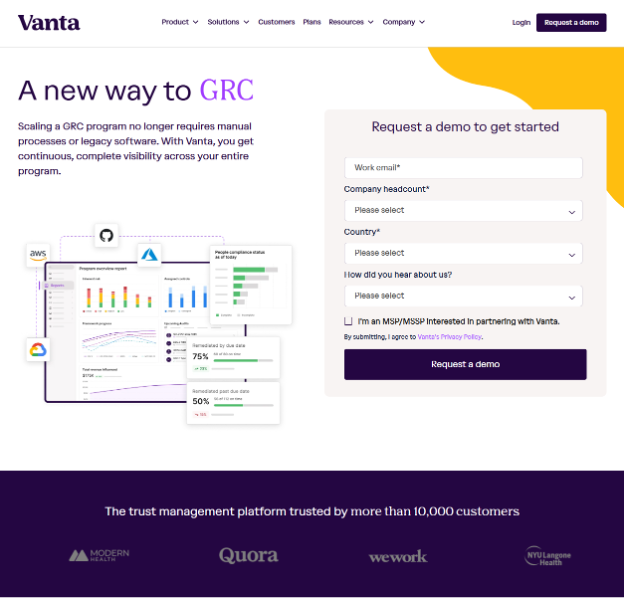 Use Vanta for GRC