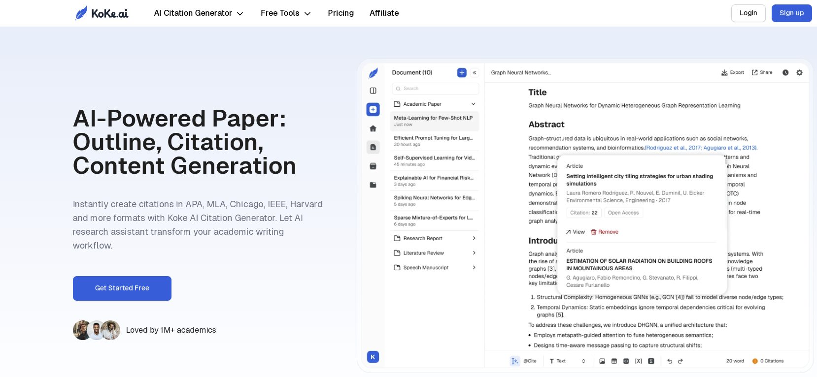 MLA Citation Tools: Koke AI
