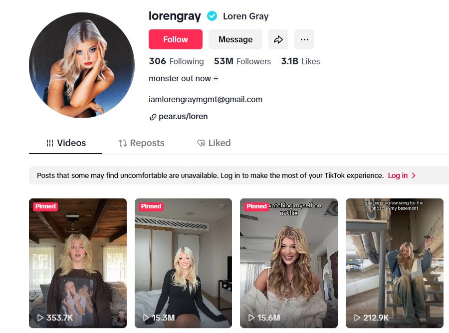 25 Loren Gray