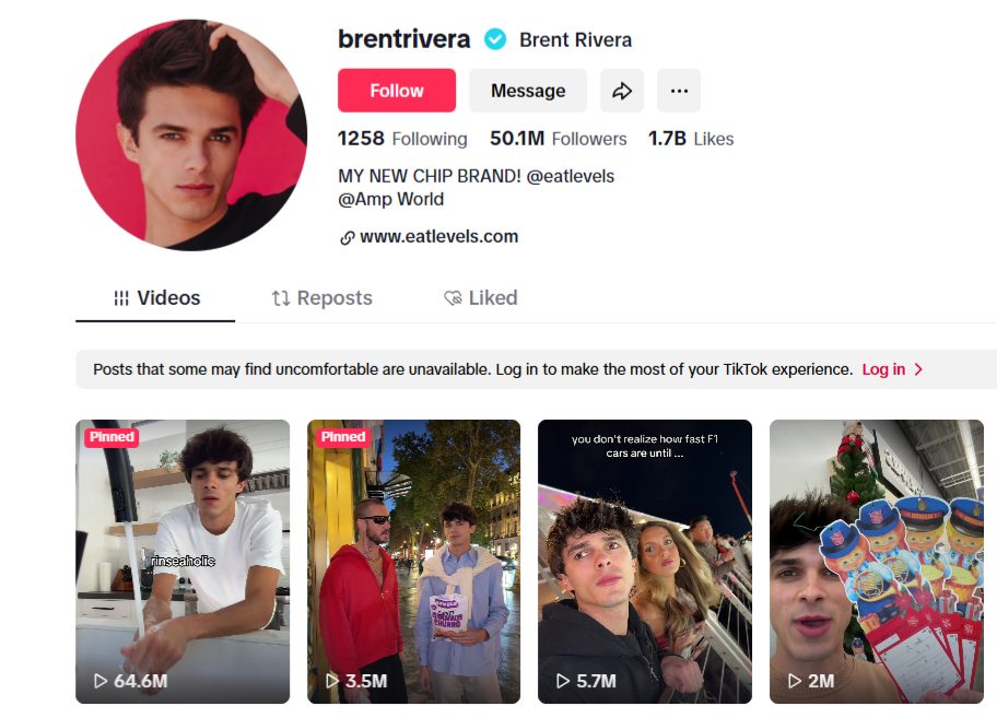 30 Brent Rivera