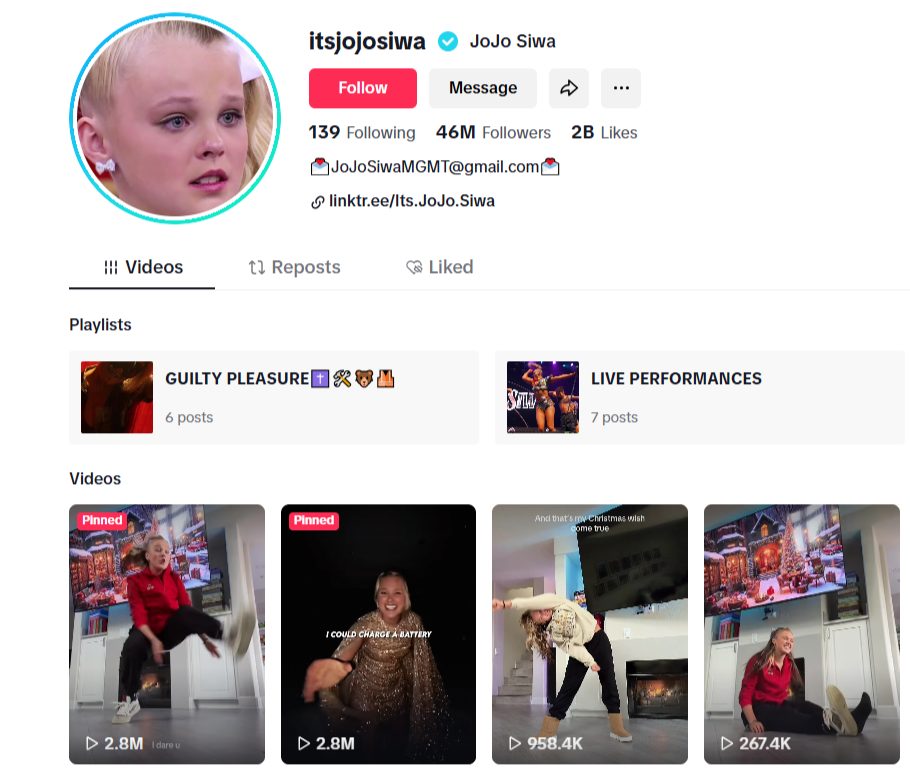 33 JoJo Siwa