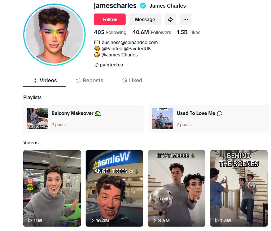 50 James Charles