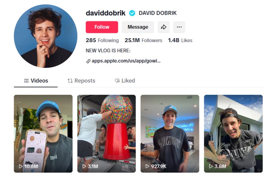 90 David Dobrik