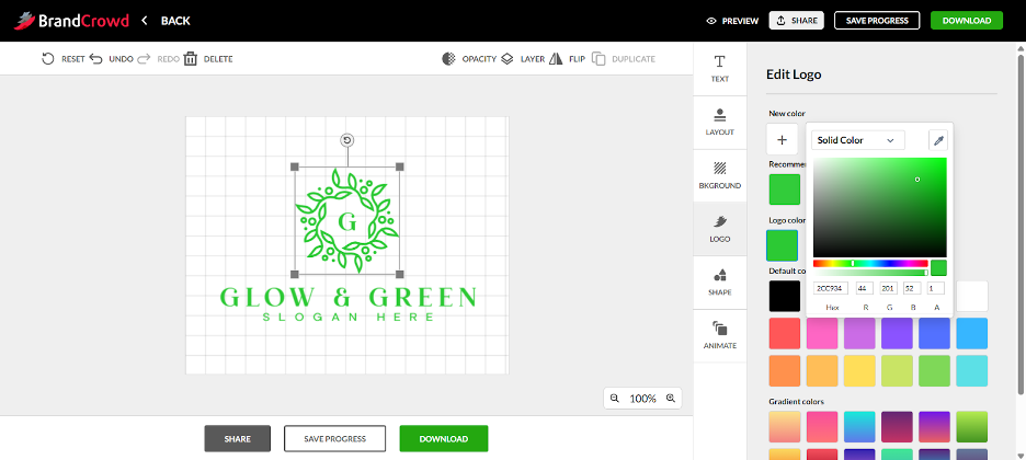 BrandCrowd Enhance Logo